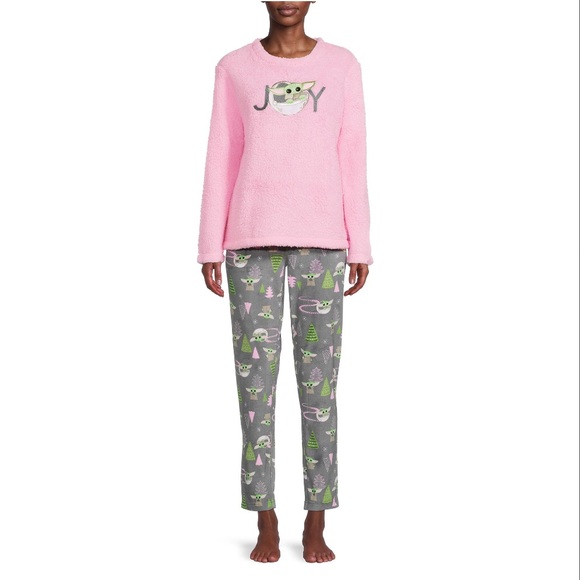 NWT Star Wars The Child License 2 Piece Pajamas PJ Set Sz XL - Picture 3 of 4